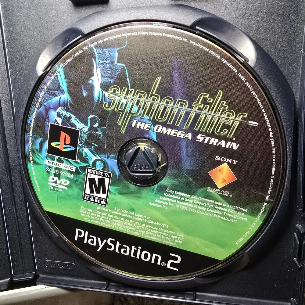 PlayStation 2 Syphon Filter: The Omega Strain complete w/ sleeve *tested CIB PS2